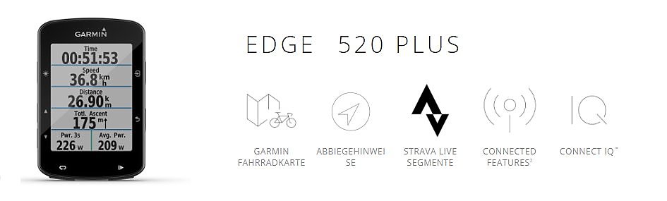 Garmin Edge 520 Plus und Zubehör kurz vorgestellt