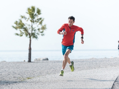 Lufer mit der Garmin fenix 5