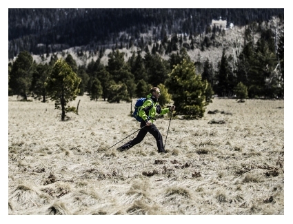 Wanderer mit der Garmin fenix 5X auf Entdeckungstouren