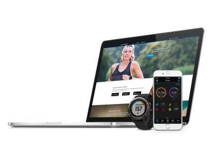 Abgleich von Daten mit der Garmin fenix 5X und Garmin Connect am Computer oder Smartphone