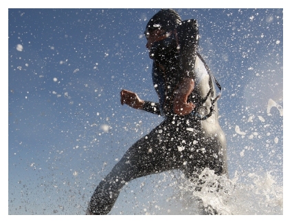 Wassersportler mit der Garmin fenix 5X