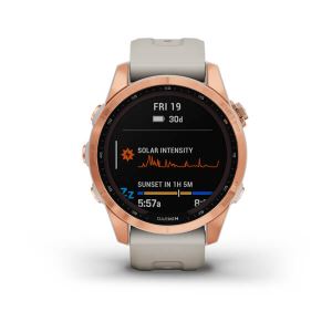 Garmin fenix 7S Solar, beige/rosegold - GPS Multisport Smartwatch - GPS Multisport Smartwatch