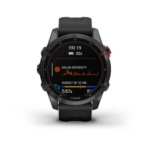 Garmin fenix 7S Solar, schwarz/schiefer - GPS Multisport Smartwatch - GPS Multisport Smartwatch