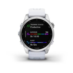 Garmin fenix 7S, weiss/silber - GPS Multisport Smartwatch