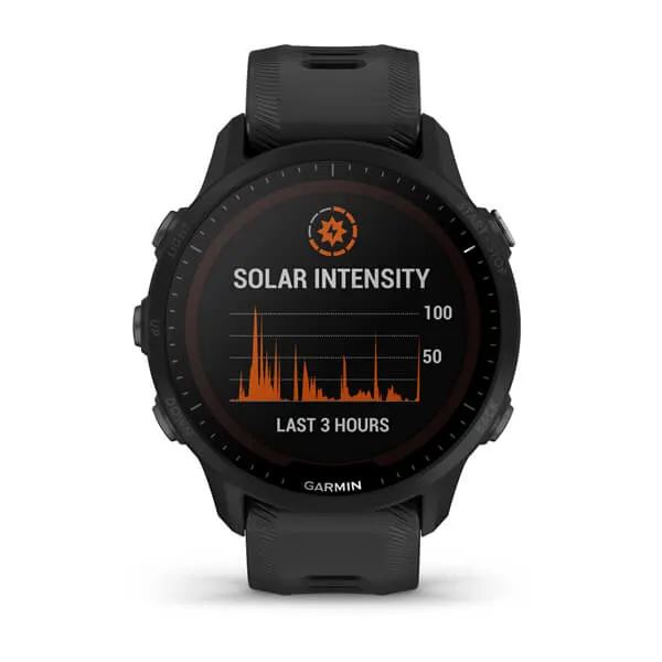 Produktbild von Garmin Forerunner 955 Solar, schwarz -  GPS Lauf- und Triathlonuhr