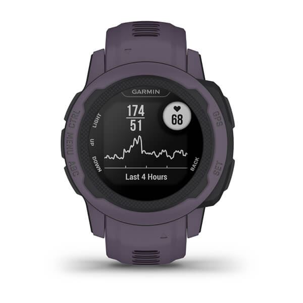 Produktbild von Garmin Instinct 2S, violett - robuste GPS Smartwatch