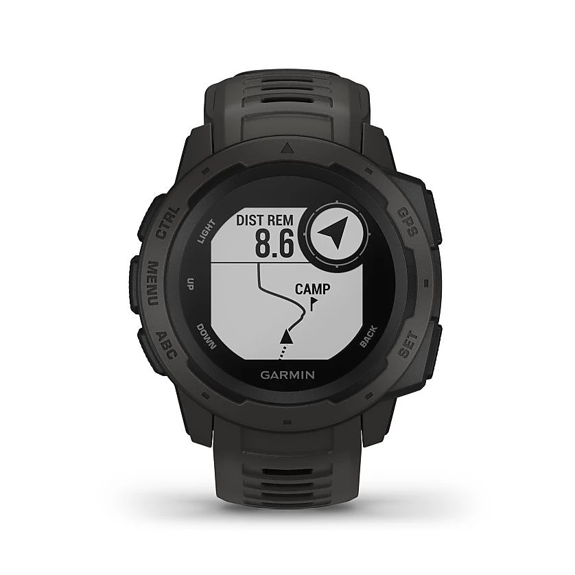 Produktbild von Garmin Instinct, schwarz - robuste Outdoor Smartwatch
