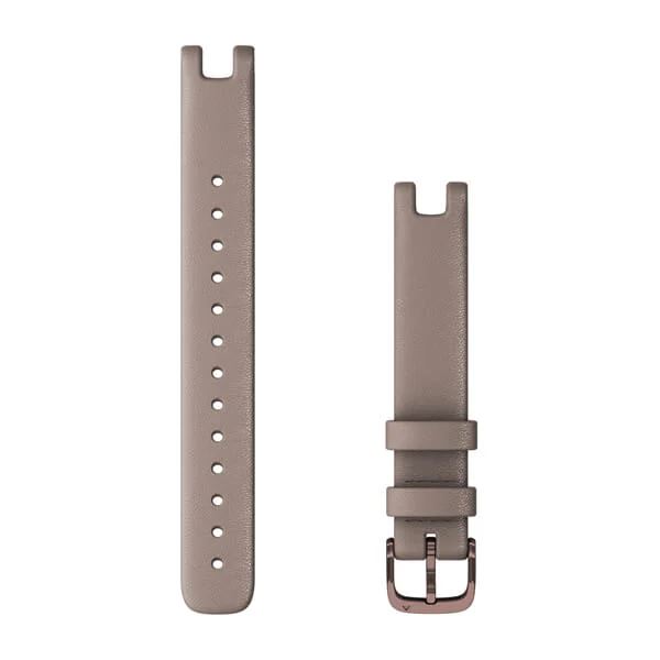 Produktbild von Garmin Leder Armband 14mm, hellbraun (010-13068-A0) für Garmin Lily