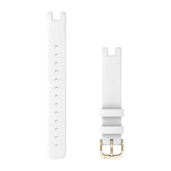 Produktbild von Garmin Leder Armband 14mm, weiß (010-13068-A3) für Garmin Lily