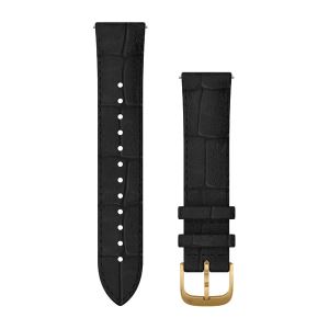Garmin Leder Schnellwechsel Armband 20mm, schwarz (010-12924-22) für Garmin Venu SQ 2