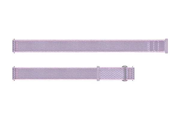 Garmin Nylon Schnellwechsel-Armband 18mm, pink (010-14400-01) f�r Garmin Venu 3S
