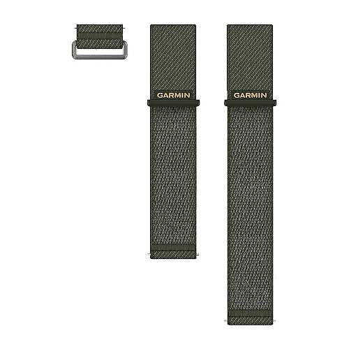 Garmin Nylon Schnellwechsel-Armband 24mm, moosgrn (010-13907-03) fr Garmin Venu X1
