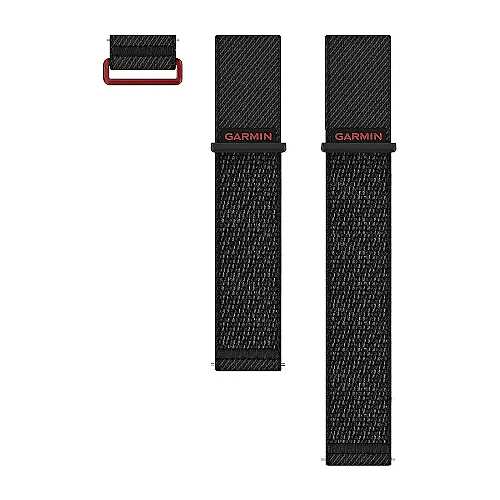 Garmin Nylon Schnellwechsel-Armband 24mm, schwarz (010-13907-02) fr Garmin Venu X1
