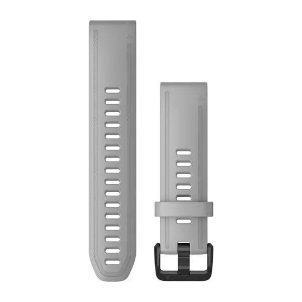 Produktbild von Garmin QuickFit 20 Silikon Armband, hellgrau (010-12866-00)
