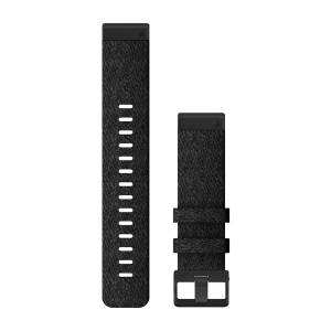 Garmin QuickFit 22 Nylon Armband, schwarz (010-12863-07) für Garmin fenix 7 Pro Solar