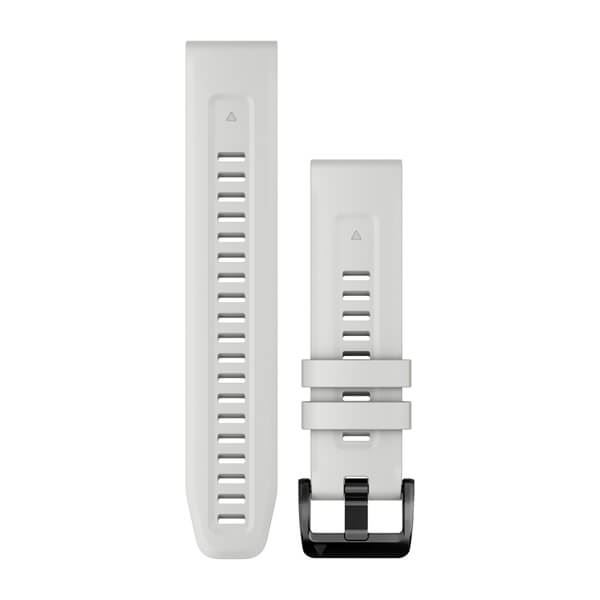 Produktbild von Garmin Silikon Armband, QuickFit 22, weiß (010-13123-00) für kompatible Garmin Uhren