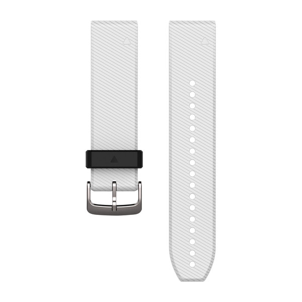 Produktbild von Garmin QuickFit 22 Silikon Armband, weiß (010-12500-01) für Garmin fenix 6, 5