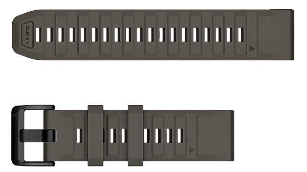 Garmin Quickfit-Armband 22mm, grau (010-14559-00) f�r Garmin fenix 9 (47mm) / 9 Pro (47mm)