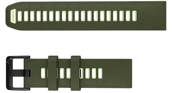 Garmin Quickfit-Armband 22mm, oliv/gelb (010-14507-01) f�r Garmin fenix 9 (47mm) / 9 Pro (47mm)