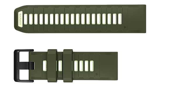 Garmin Quickfit-Armband 26mm, oliv/gelb (010-14508-01) f�r Garmin fenix 9 (51mm) / 9 Pro (51mm)