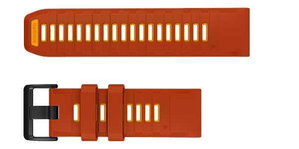 Garmin Quickfit-Armband 26mm, rot/orange (010-14508-03) f�r Garmin fenix 9 (51mm) / 9 Pro (51mm)