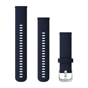 Garmin Silikon Schnellwechsel Armband 22mm, blau (010-12932-2A) für Garmin Forerunner 265