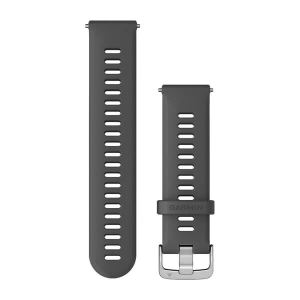 Garmin Silikon Schnellwechsel Armband 22m, grau (010-11251-3C) für Garmin Forerunner 255