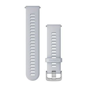 Garmin Silikon Schnellwechsel Armband 22mm, weißgrau (010-11251-3B) für Garmin Forerunner 265