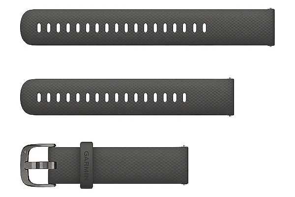 Garmin Schnellwechsel-Armband 18mm, graphit mit schieferfarbener Schnalle (010-12932-0E)