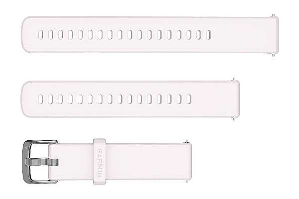 Garmin Schnellwechsel-Armband 18mm, pink mit silberfarbener Schnalle aus Edelstahl (010-13406-03) f�r Garmin Venu 3S