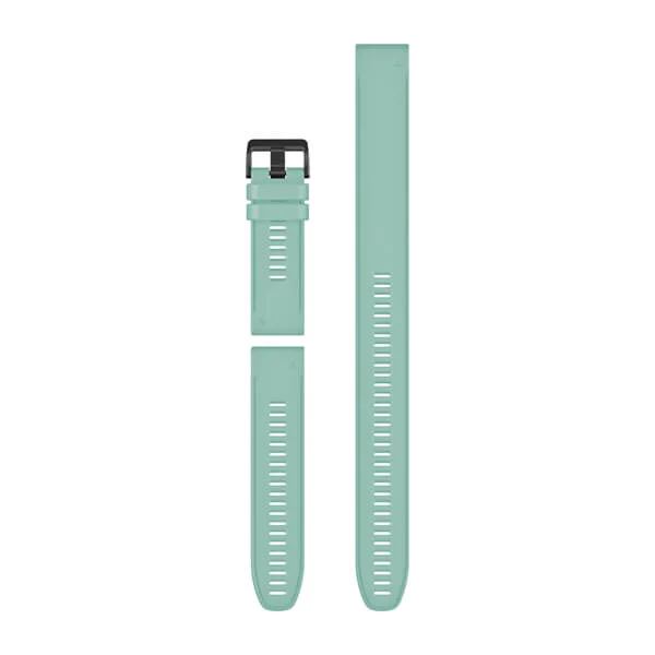 Produktbild von Garmin Silikon Armband Set QuickFit 26, grün (010-12905-00) für Garmin fenix 6X, 5X