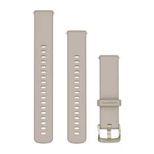 Garmin Silikon Schnellwechsel Armband 18mm, beige (010-13256-02) für Garmin vivomove 3S