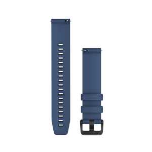 Garmin Silikon Schnellwechsel Armband 20mm, blau (010-13076-04) für Garmin vivoactive 3