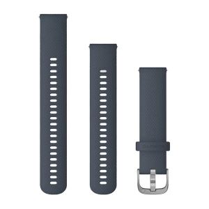 Garmin Silikon Schnellwechsel Armband 20mm, granitblau (010-12932-10) für Garmin vivomove Style