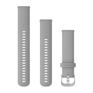 Garmin Silikon Schnellwechsel Armband 20mm, grau (010-12924-00) für Garmin Forerunner 55