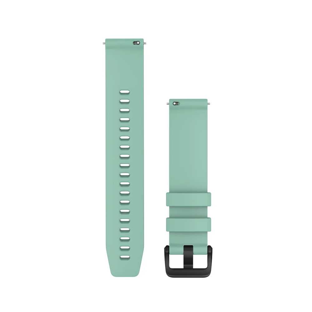 Produktbild von Garmin Silikon Schnellwechsel Armband 20mm, hellgrün (010-13076-05)