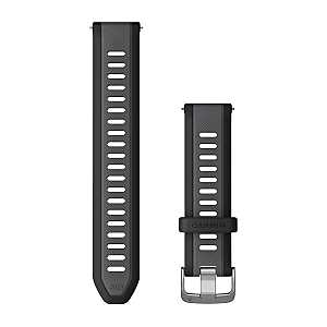 Garmin Silikon Schnellwechsel Armband 20mm, schwarz (010-11251-AG) fr Garmin Approach S12 (2022)