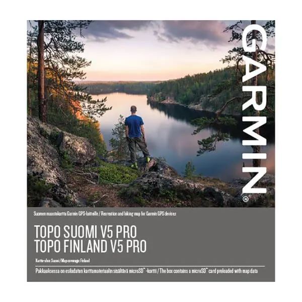 Produktbild von Garmin TOPO Finnland v5 Pro auf Speicherkarte