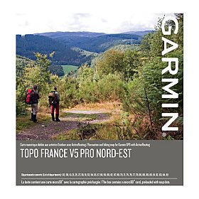 Garmin TOPO Frankreich V5 PRO Region Nordosten für Garmin Montana 700i