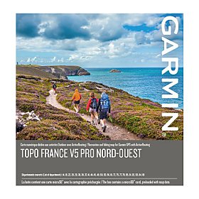Garmin TOPO Frankreich V5 PRO Region Nordwesten für Garmin Edge Touring Plus