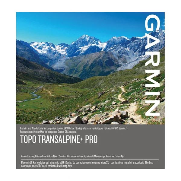 Produktbild von Garmin TOPO TransAlpin+ PRO auf Speicherkarte (010-11404-05)