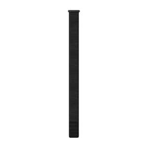Garmin UltraFit 20mm Nylon Armband, schwarz (010-13306-00) für Garmin fenix 7S Pro Solar