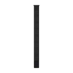 Garmin UltraFit 26mm Nylon Armband, schwarz (010-13306-20) für Garmin fenix 6X Pro Solar