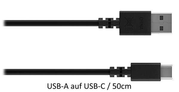 Garmin USB-A auf USB-C Kabel, 50cm (010-13227-00) f�r Garmin Edge 850