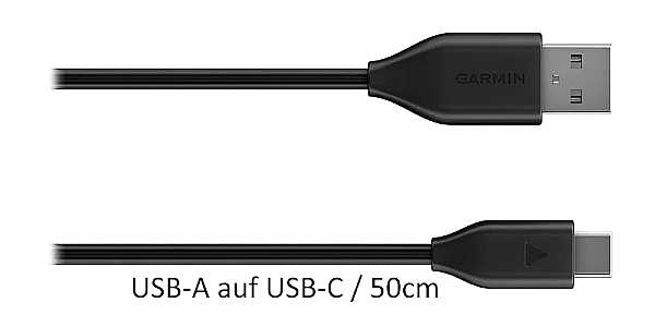 Garmin USB-A auf USB-C Kabel, 50cm (010-13227-00) f�r Garmin Edge 840