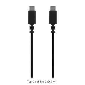 Garmin USB-C auf USB-C Kabel, 50cm (010-13323-00) für Garmin Drivesmart 66, 76, 86...