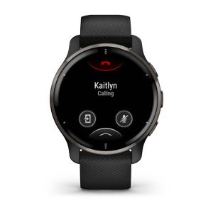 Garmin Venu 2 Plus, schwarz - Sport- und Fitness Smartwatch