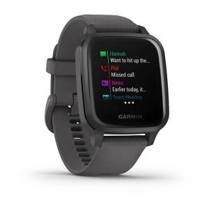 Garmin Venu Sq, grau/schiefer - GPS Smartwatch mit Fitness- und Gesundheitsfunktionen