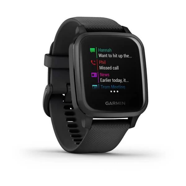 Produktbild von Garmin Venu Sq Music, schwarz/schiefer - GPS Smartwatch mit Musik-, Fitness- und Gesundheitsfunktionen