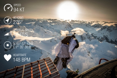 Bild Garmin VIRB Ultra 30 Sport in der Luft